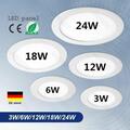 LED Einbaustrahler Einbau-Spots Bad ultra-flach 230V Einbau-Leuchten Lampe NEU