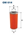 FILTRON Ölfilter OM 614 Filtereinsatz für ALFA GT GIULIA MOSKVICH GAZ 1750 2000