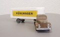 Wiking - White Alter Kühlsattelzug mit Zugmaschine "Kühlwagen" Vintage