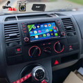 2+32G Android 14 CarPlay Autoradio GPS DAB+ KAM BT Für VW Touareg 7L T5 Multivan