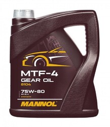 MANNOL MTF-4 Getriebeoel 75W-80 GL-4 4L Getriebeöl für ABARTH ALFA ROMEO AUDI