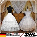 Brautkleid Unterrock Hochzeitskleid Krinoline lang Rock Unterkleid Reifrock DEU`
