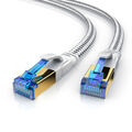 Primewire Flachband CAT.8 Netzwerkkabel 40 Gbit/s Gigabit Ethernet LAN 1,0 m