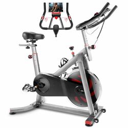 Fitnessbike Heimtrainer bis 120KG Indoor Cycling Speed-Bike Fahrrad+ LCD-Anzeige