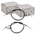2x NK HANDBREMSSEILE HINTEN LINKS+RECHTS passend für ALFA ROMEO 156 GT