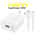 Original HONOR SuperCharge 100W HN-200500E01 Adapter Ladegerät USB C Ladekabel