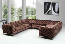 Designer Chesterfield Ecksofa Sofa Couch Polster U Form Sofas Sitz Eck Big XXL