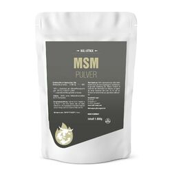 BULL ATTACK MSM PULVER - ab 1kg - Methylsulfonylmethan 99,9% Rein LaborgeprüftMensch & Tier - Unterstützung für Haut Haare + Gelenke