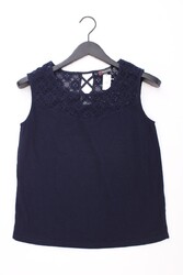 ⭐ Street One Trägertop Classic Top für Damen Gr. 34, XS blau aus Baumwolle ⭐