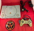 PlayStation 1 PS1 SCPH-5500 Grau Spielekonsole mit Controller Kabelset Getestet