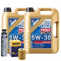 Motoröl 5W30 LIQUI MOLY Longlife Iii 10L+HENGST Ölfilter +Cera Tec