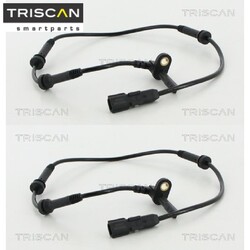 2x Sensor für Raddrehzahl TRISCAN 818025155 2 Sensor Raddrehzahl für Renault