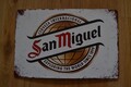 SAN MIGUEL Bier Blechschild - Retro - Vintage - Werbeschild - Deko