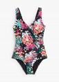 Shape Badeanzug mittlere Formkraft Gr. 44 Schwarz Floral Damen Bademode Neu*