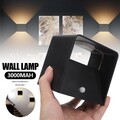 Akku Wandlampe Cube Würfel LED Wand Leuchte Lampe Up Down mit Bewegungsmelder