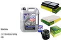 INSPEKTIONSKIT FILTER LIQUI MOLY ÖL 5L 10W-40 für Mazda 2 DE 1.3 1.5 1.5i