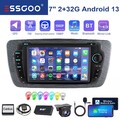 Für Seat Ibiza MK4 6J 2009-2013 DAB+ KAM MIK Autoradio Carplay Android 14 BT GPS