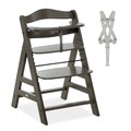 hauck Hochstuhl Alpha + Select charcoal Sehr Gut