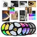 5m LED Stripe 12V 24V RGB RGB+Warmweiß RGBW SMD 5050 Streifen Band Dimmbar Kette