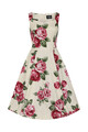 Hearts & Roses London Swing Kleid Frances Floral Retro Vintage Rosen 50er