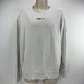 Alpha Industries Sweatshirt Pullover Sweater Weiß Herren Gr. Large Organics