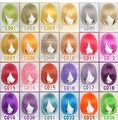 Basic Cosplay Doujin Anime Multicolor Bobo Bob Wig Kurz Damen Perücke 40cm