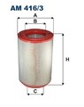 Filtron Luftfilter Motorluftfilter Filter für Am416/3
