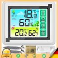 Funkwetterstation Wetterstation mit Wettervorhersage Thermo-/Hygrometer Retoo