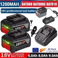 12Ah Akku für Bosch 18V 8,0Ah Professional GBA GSR GSB BAT618 BAT609 / Ladegerät