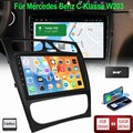 4+64G Android 13 Autoradio DAB+ Für Benz CLK W209 C-Klasse W203 GPS Navi BT WIFI