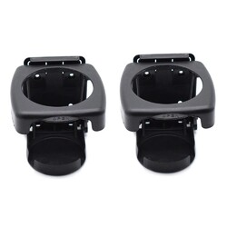 2x Universal-Autobecherhalter, klappbar für Getränke Becher Flaschen Wohnmobile