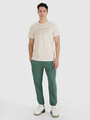 4F Jogger Sweathose aus Bio-Baumwolle für Herren - khaki 4FWSS24TTROM645-43S