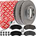 FEBI BREMSSCHEIBEN 300mm+ BELÄGE VORNE passend für FORD TRANSIT + TOURNEO 06-14