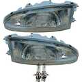 Scheinwerfer Set für Mitsubishi COLT IV CAA 03.92-04.96 H4 inkl. OSRAM E8R