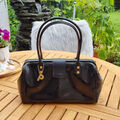 Picard Damen Handtasche Henkeltasche Ledertasche Doktortasche Schwarz