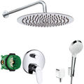 Hansgrohe Focus Unterputz Duscharmatur Set ibox Armatur Duschteller 30 cm A1R