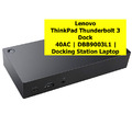 Lenovo ThinkPad Thunderbolt 3 Dock | 40AC | DBB9003L1 | Docking Station Laptop 