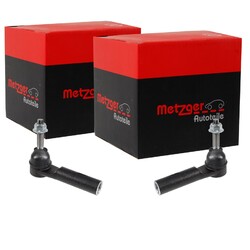 2x METZGER SPURSTANGENKÖPFE passend für TESLA MODEL LINKS+RECHTS