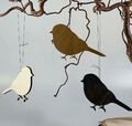 Süße Vögel ca 12 cm breit und 3-4 mm stark, verschiedenene Farben, Frühling Deko