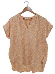 ESPRIT Oversized Bluse Damen Bluse Gr. DE 38 creme-weiß Casual-Look