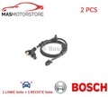 ABS SENSOR DREHZAHLFÜHLER PAAR HINTEN BOSCH 0 986 594 009 2PCS P NEU