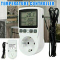 Digital,Steckdosenthermostat Thermostat Steckdose Temperaturschalter EU Stecker