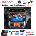 DAB+ 64G 7" Autoradio Für Fiat Linea Grande Punto 2007-2012 Carplay GPS Navi Kam