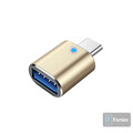 USB C zu USB A 3.0 OTG Adapter mit LED Anzeige für Laptop Tablet Handy Stick
