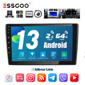 9 Zoll Autoradio Carplay Android 13 2+64G GPS NAV BT Cam Für Peugeot 407 04-2011