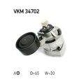 Spannrolle, Keilrippenriemen SKF VKM 34702 für FORD, links