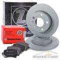 ZIMMERMANN BREMSSCHEIBEN + BELÄGE HINTEN FÜR VW TOURAN 1T