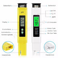 3 in 1 PH-Messgerät Wasserqualität TDS Tester Digital LCD Wasser Prüfer DHL