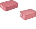 Mepal | Take a Break Set | Vivid Mauve | Lunchbox mit Trennwand | spülmaschinenf