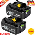 2x 8000mAh Akku Für Makita 18V 8.0Ah BL1860B BL1850B BL1840 BL1830B 18V Akku LED